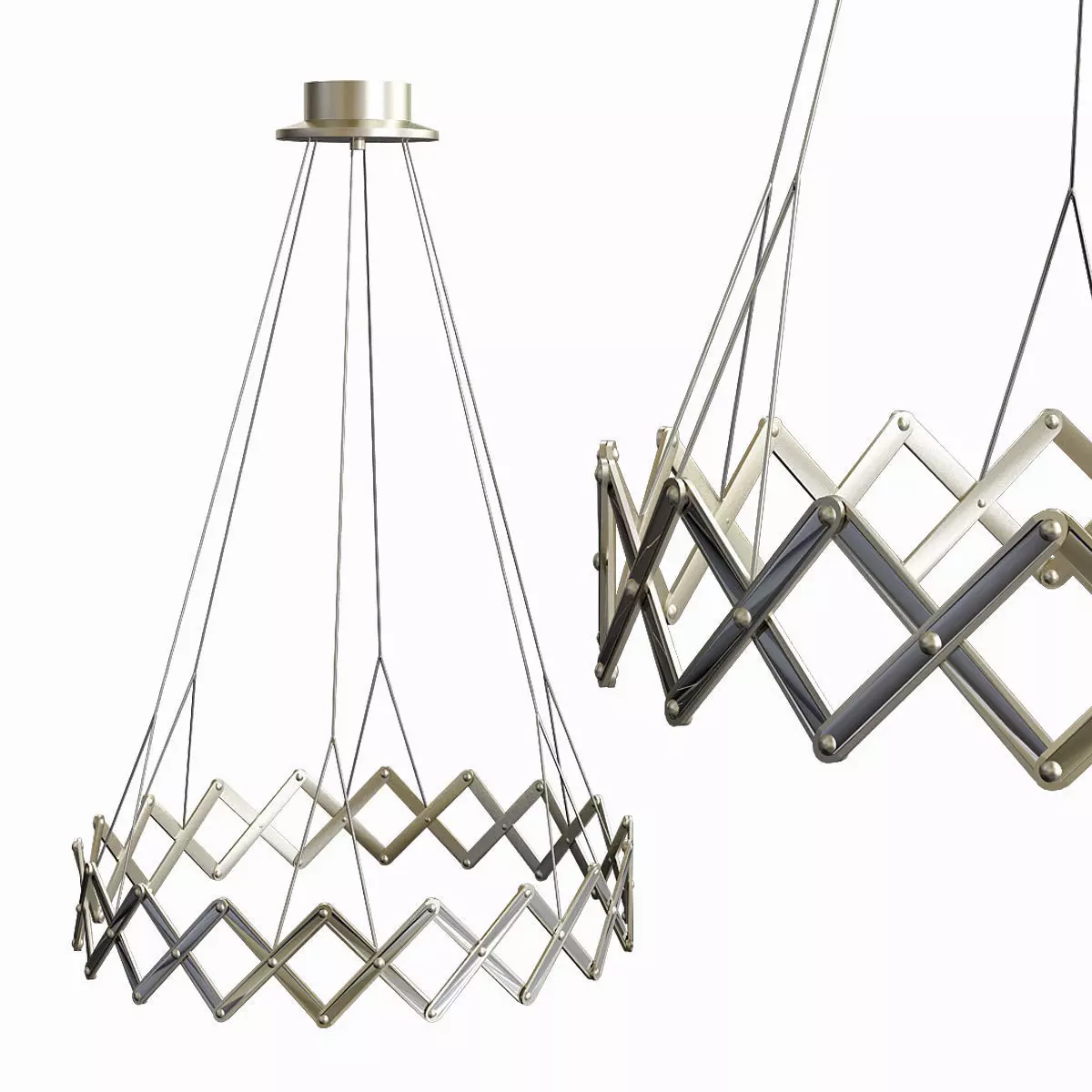 Zoom Chandelier 3D model_0