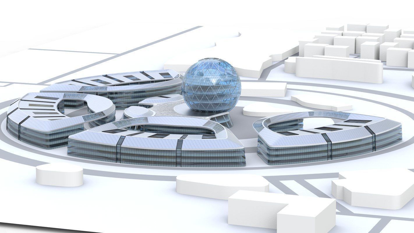 3D EXPO 2017 Astana Kazakhstan 3D model_11