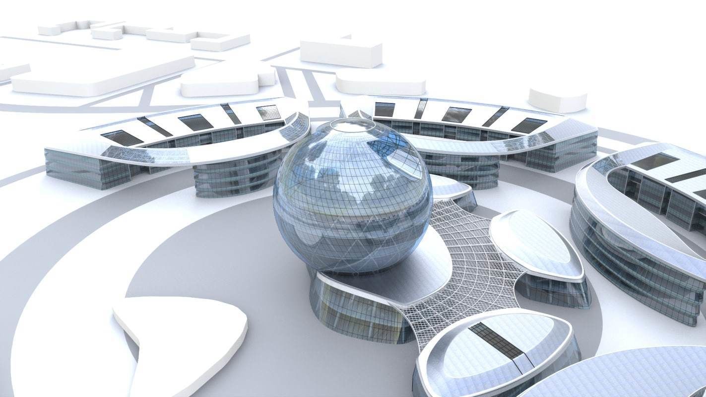 3D EXPO 2017 Astana Kazakhstan 3D model_2