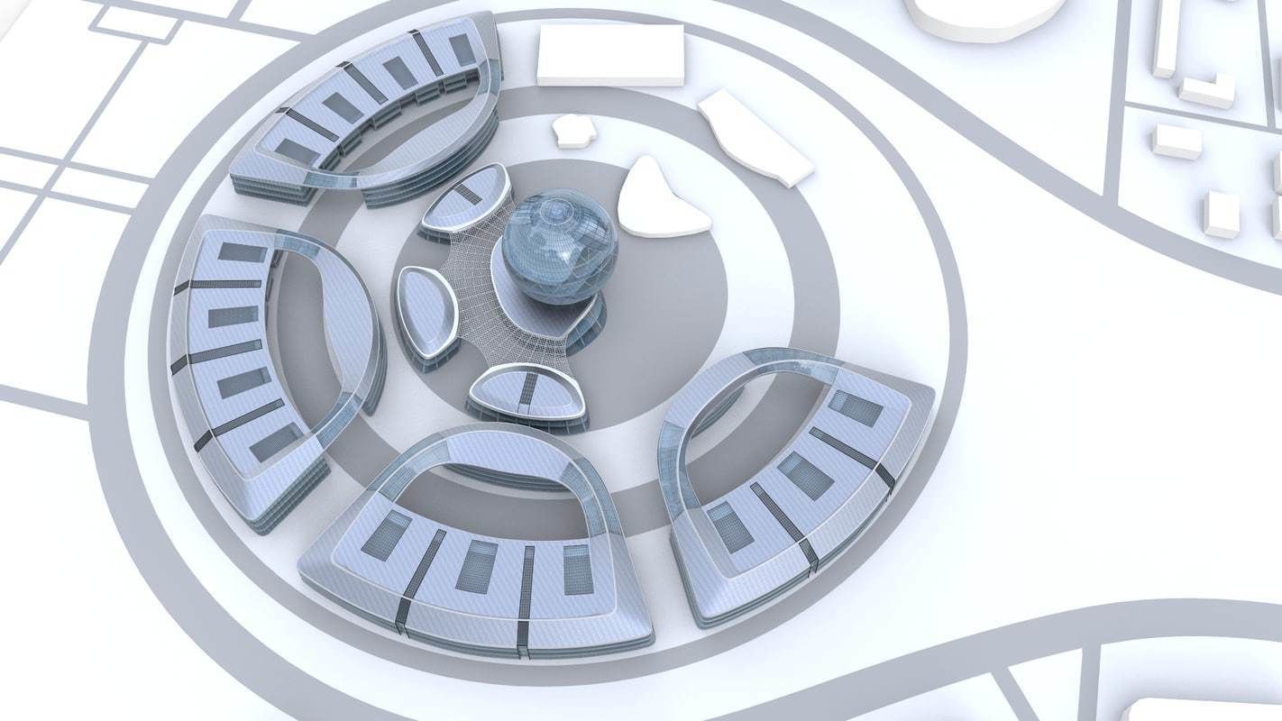 3D EXPO 2017 Astana Kazakhstan 3D model_4