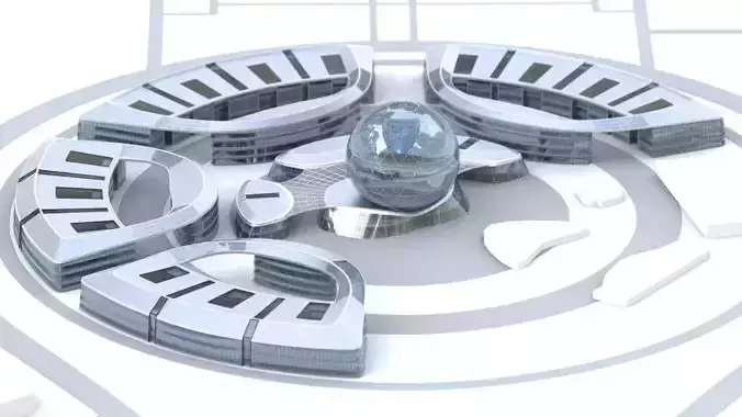 3D EXPO 2017 Astana Kazakhstan 3D model