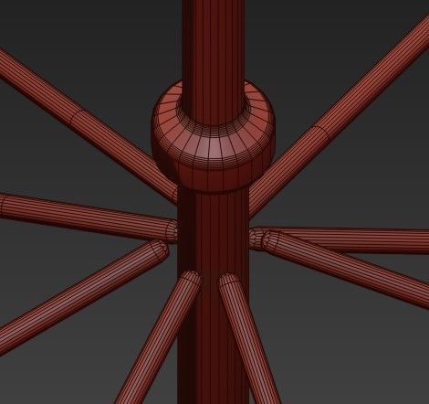 Heracleum II Pendant light 3D model_3