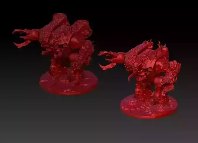 SCION OF CAOS SET 3 Epic - Armageddon corrupted Leviathan 3D print model