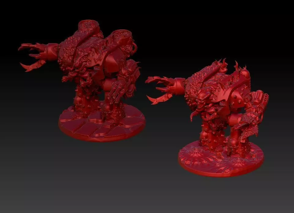 SCION OF CAOS SET 3 Epic - Armageddon corrupted Leviathan 3D print model
