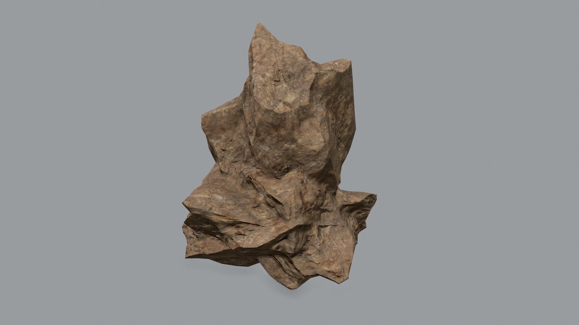 Rock Set Low-poly 3D model_12