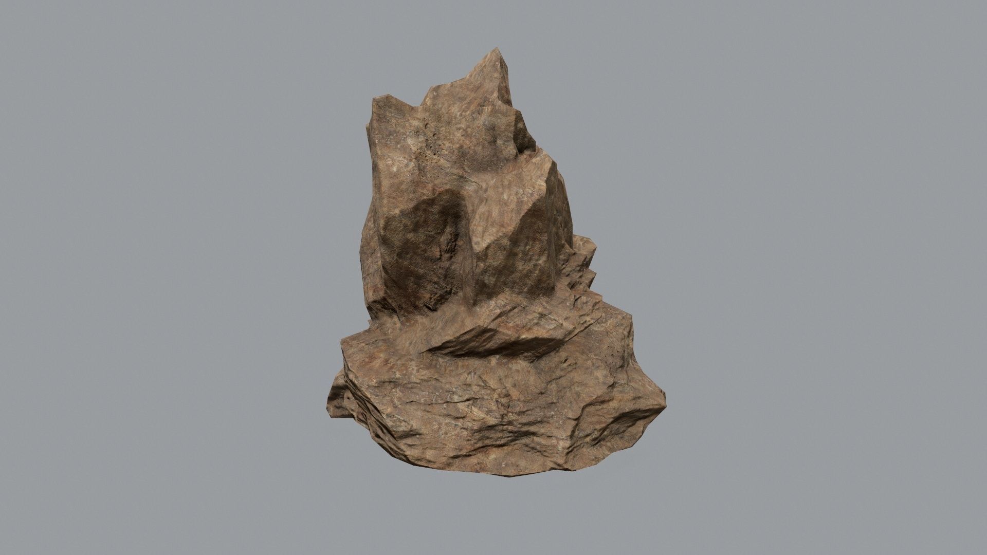 Rock Set Low-poly 3D model_16