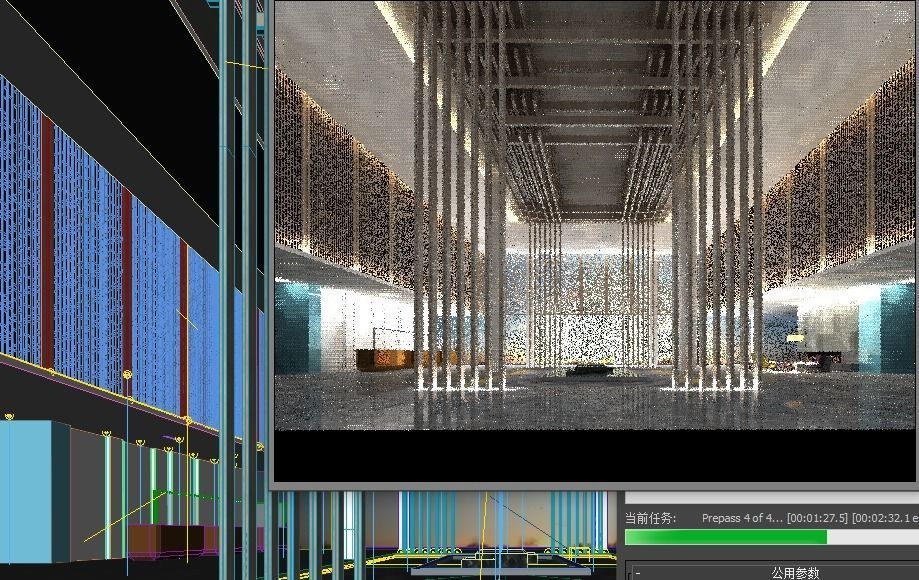 hotel lobby 3D model 3D model_1