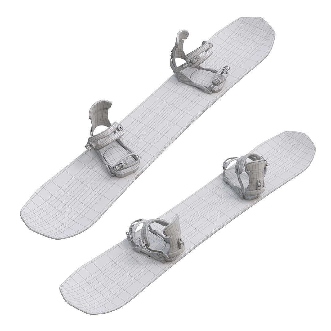 Snowboards 3 3D model_8