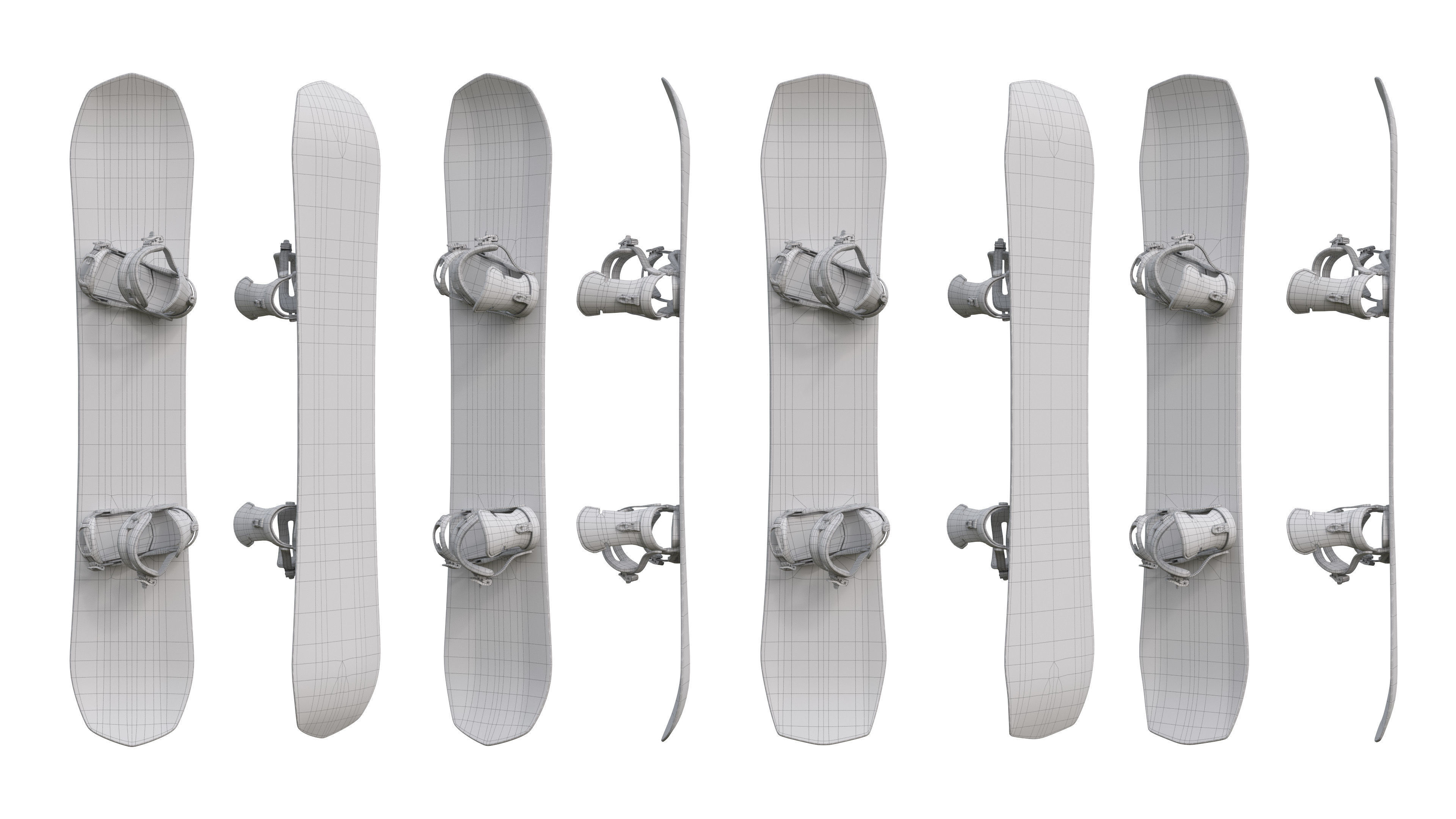 Snowboards 3 3D model_6