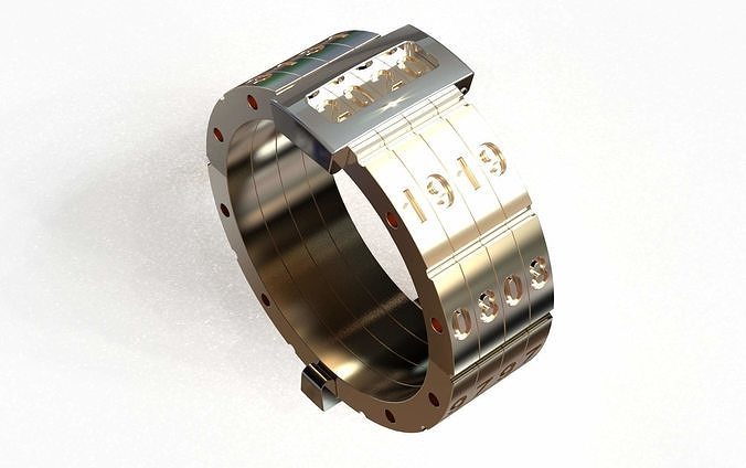 Date ring 393 3D print model