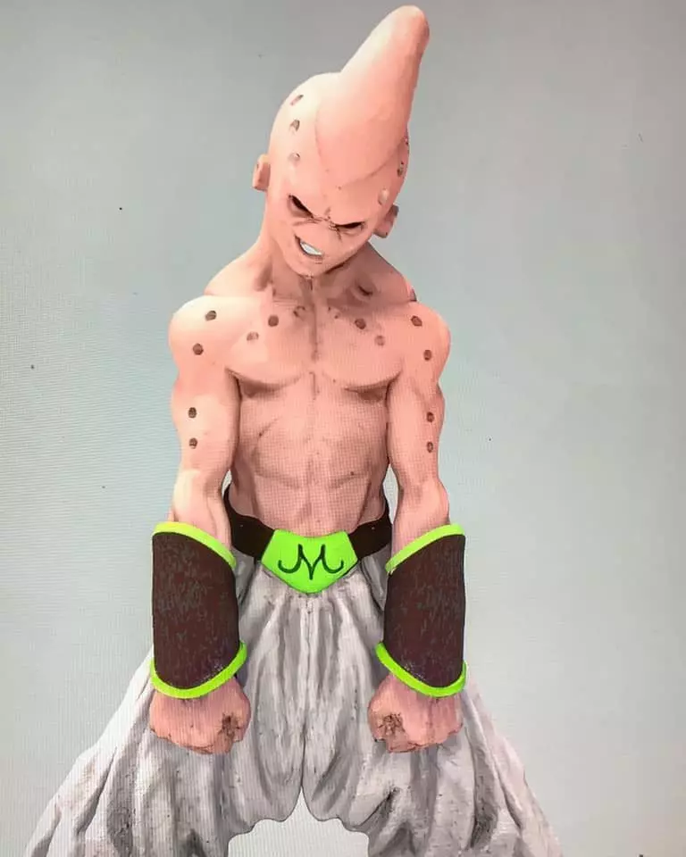 kid buu 3D model_0