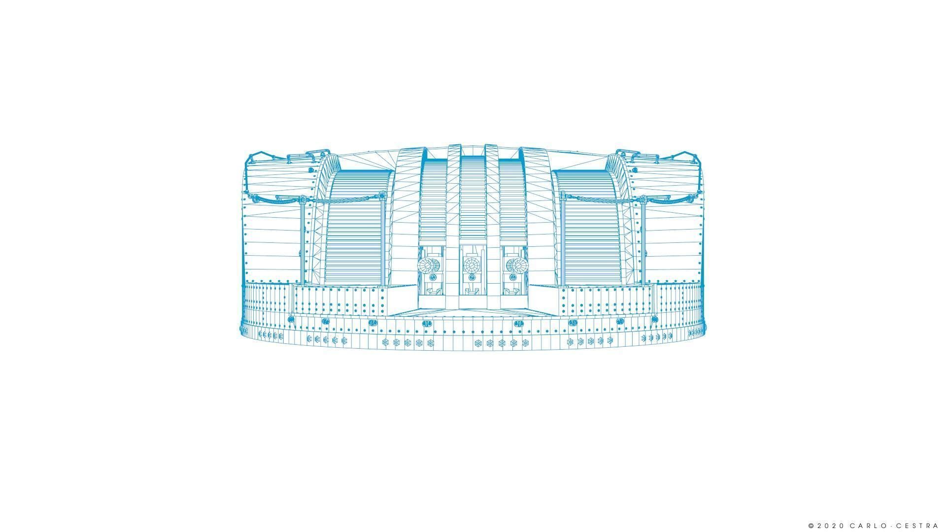 Japanese Type 96 AA gun - 1945 Low-poly 3D model_47