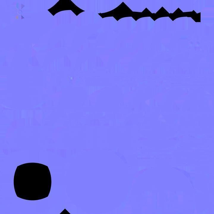 Japanese Type 96 AA gun - 1945 Low-poly 3D model_16