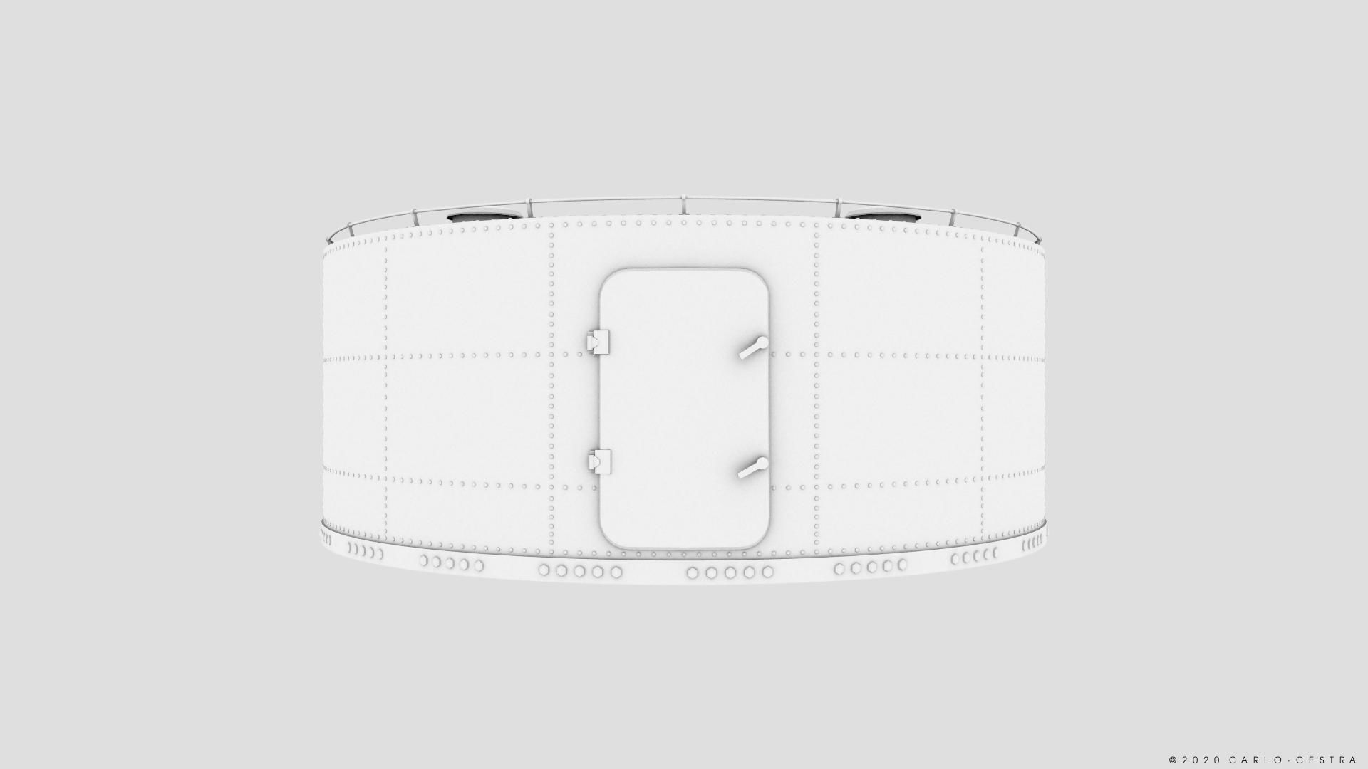 Japanese Type 96 AA gun - 1945 Low-poly 3D model_32