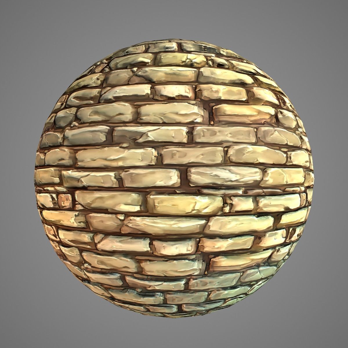 Hand Painted Brick Wall Textures Vol 01 Texture_9