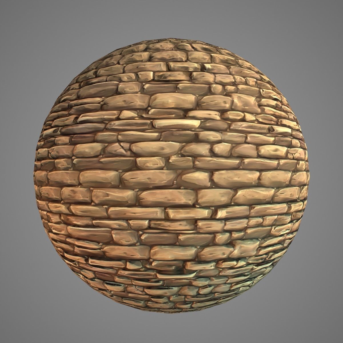 Hand Painted Brick Wall Textures Vol 01 Texture_5