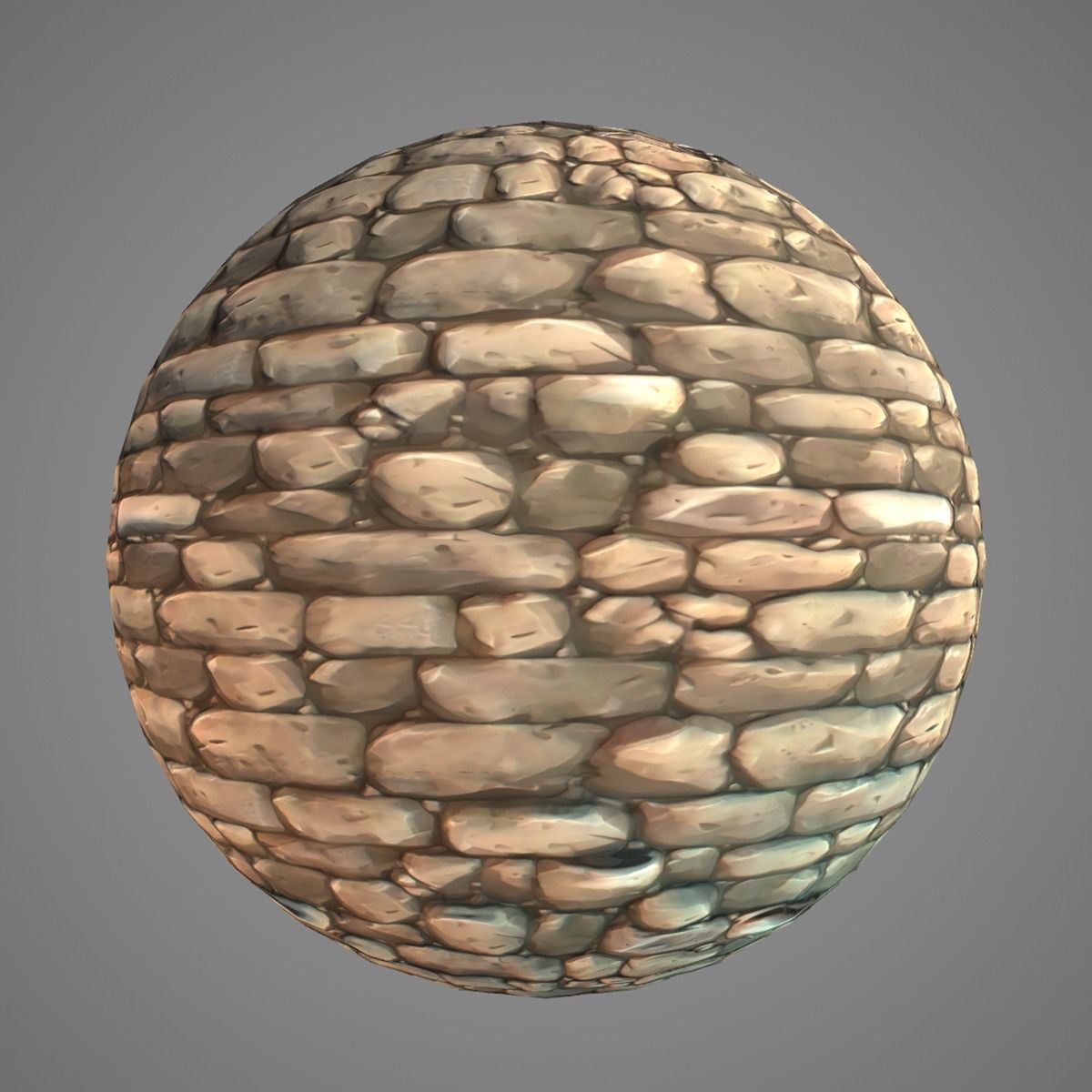 Hand Painted Brick Wall Textures Vol 01 Texture_4