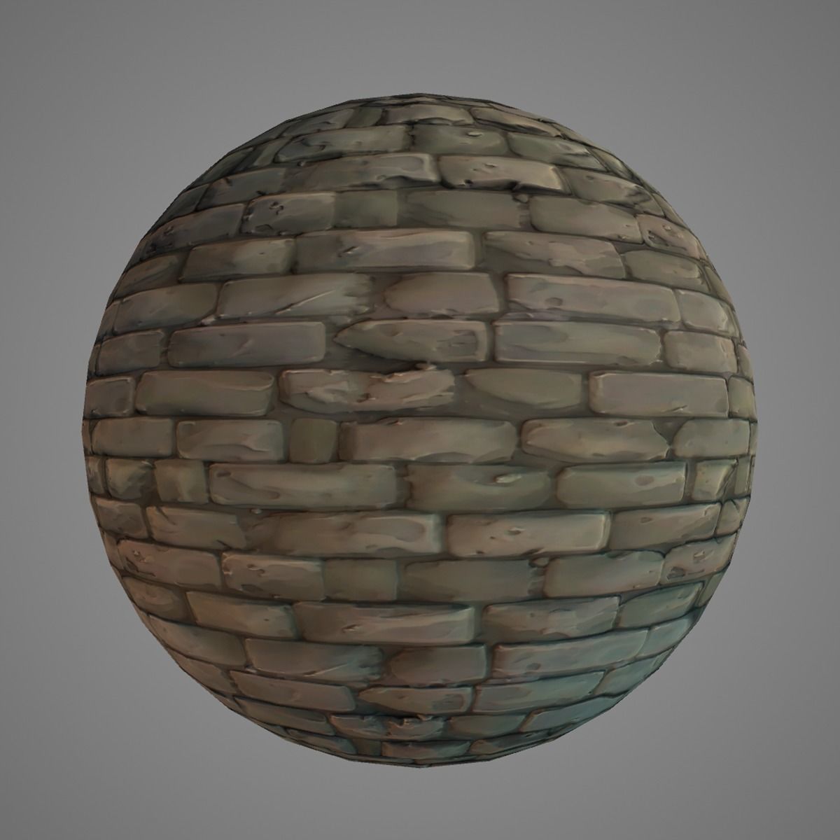 Hand Painted Brick Wall Textures Vol 01 Texture_2