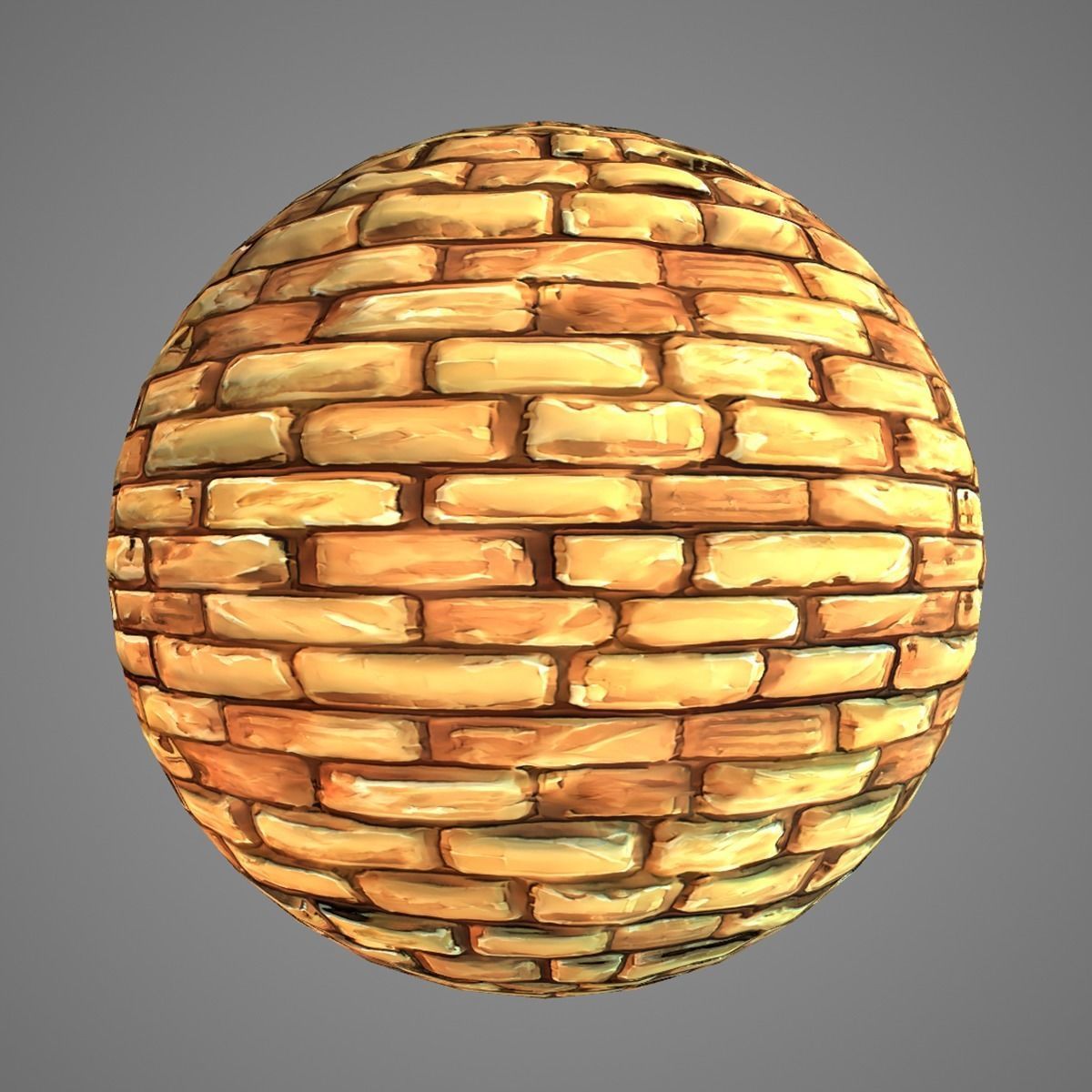 Hand Painted Brick Wall Textures Vol 01 Texture_8