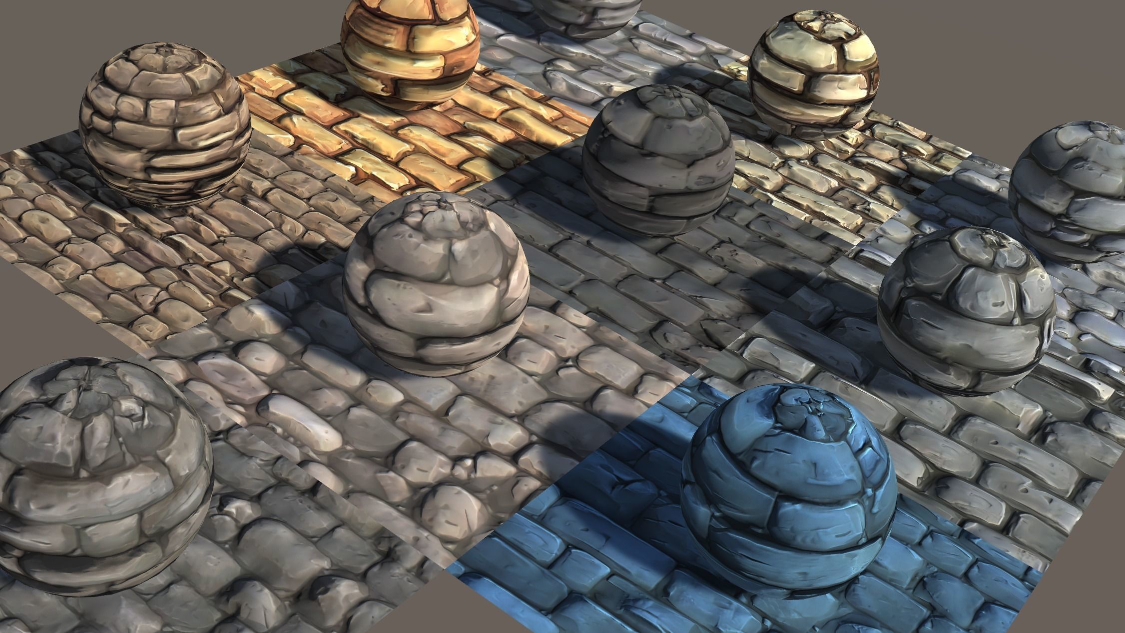 Hand Painted Brick Wall Textures Vol 01 Texture_1