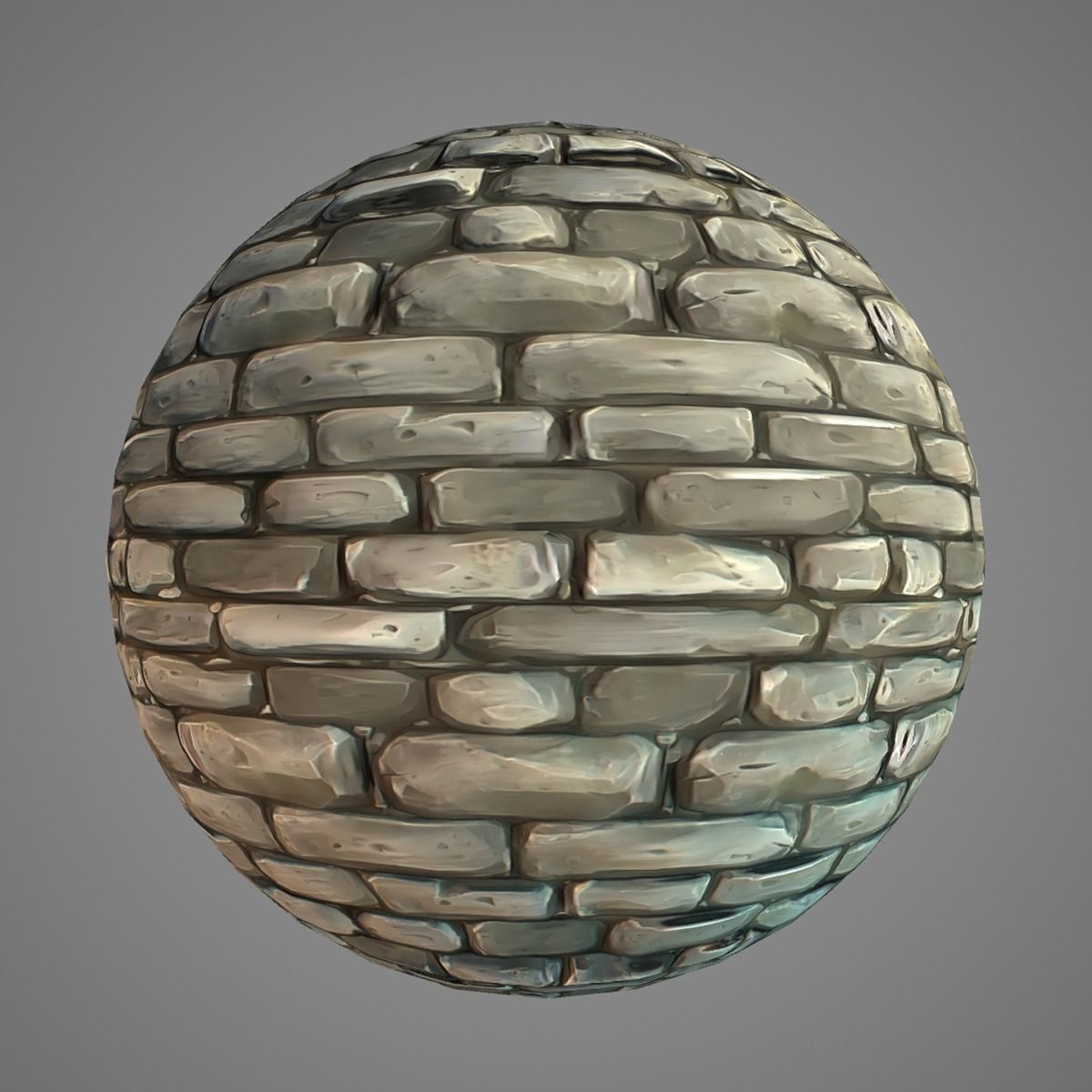 Hand Painted Brick Wall Textures Vol 01 Texture_6