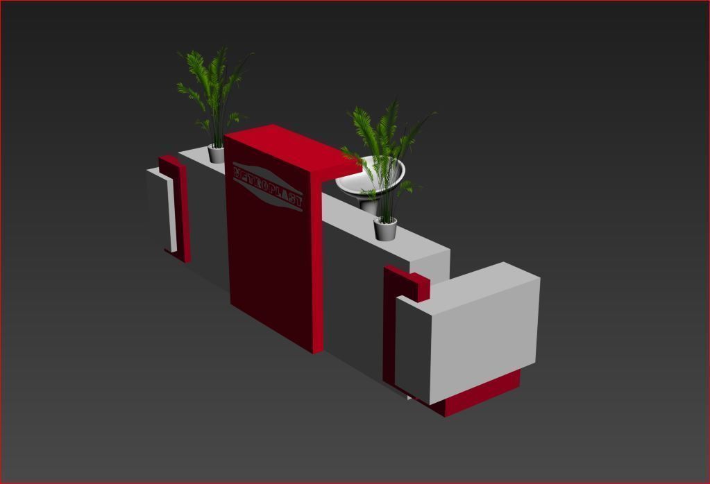 Exhibition Fair Stand 20x11 3D model_9
