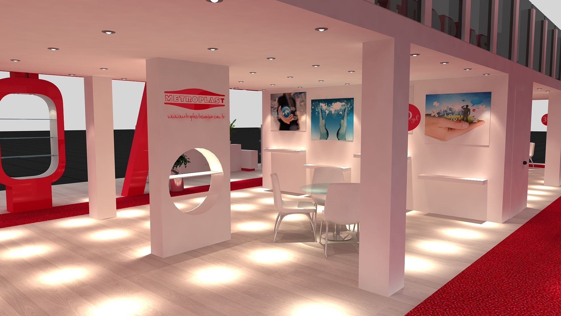 Exhibition Fair Stand 20x11 3D model_6
