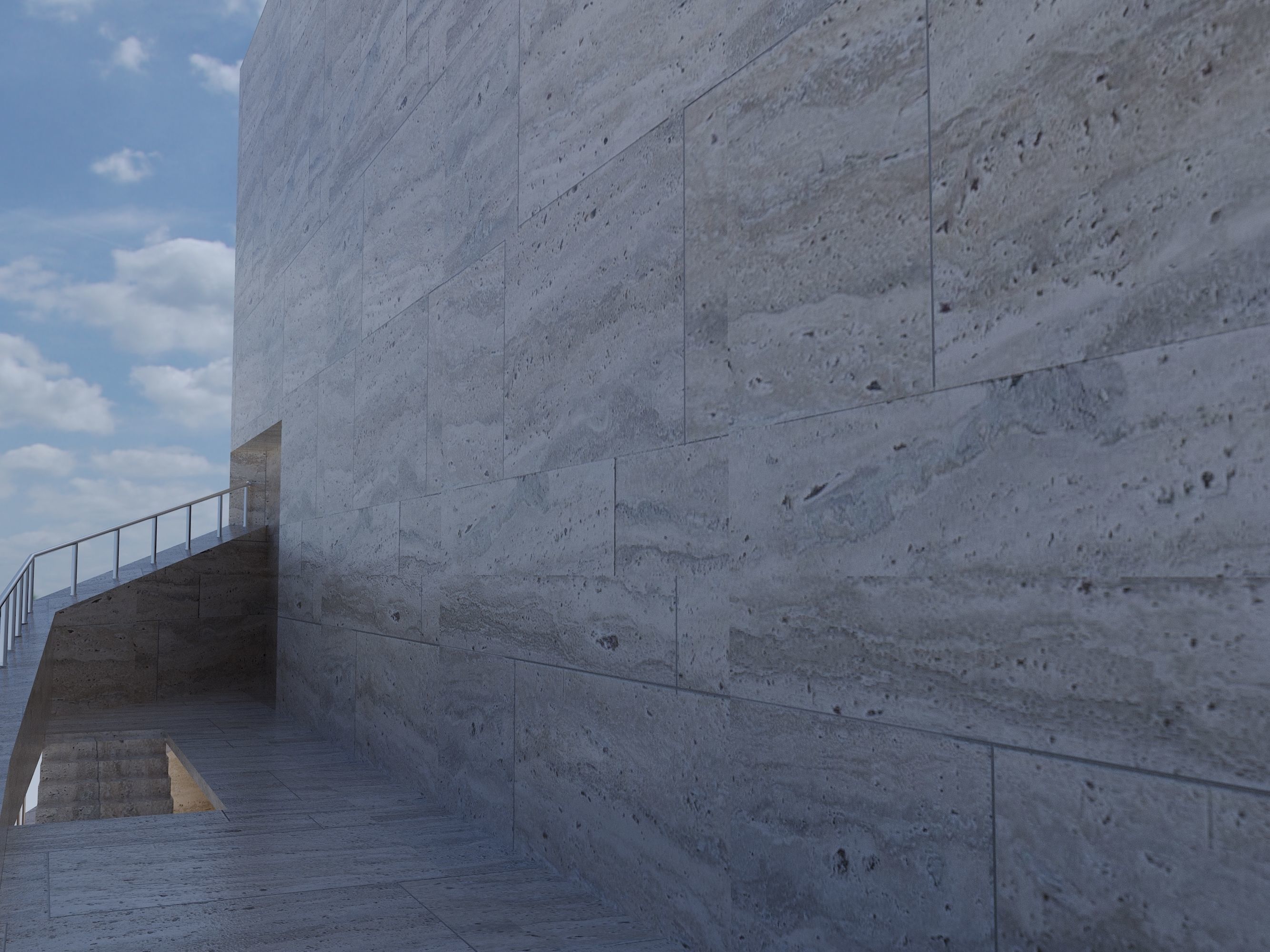 Basketball arena stadium 3D model_11