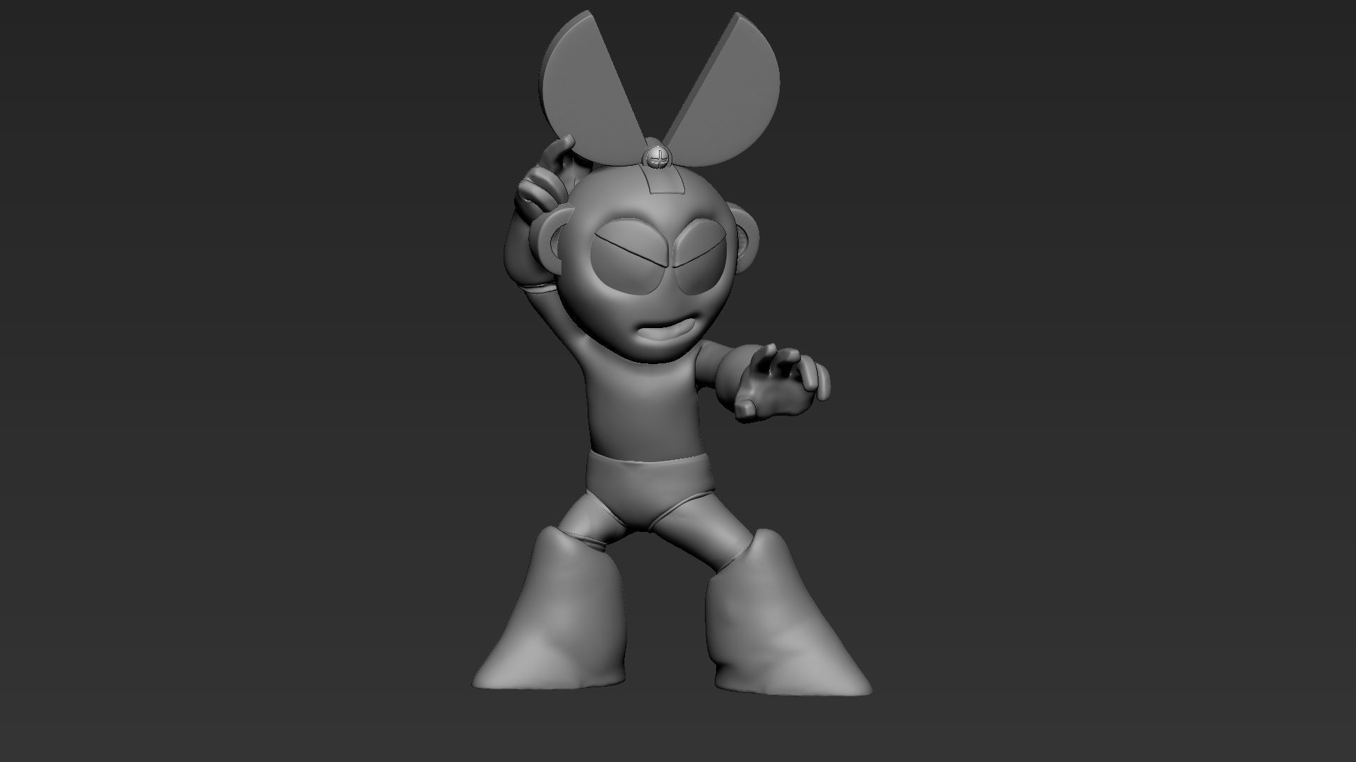Megaman Pack 3D print model_10