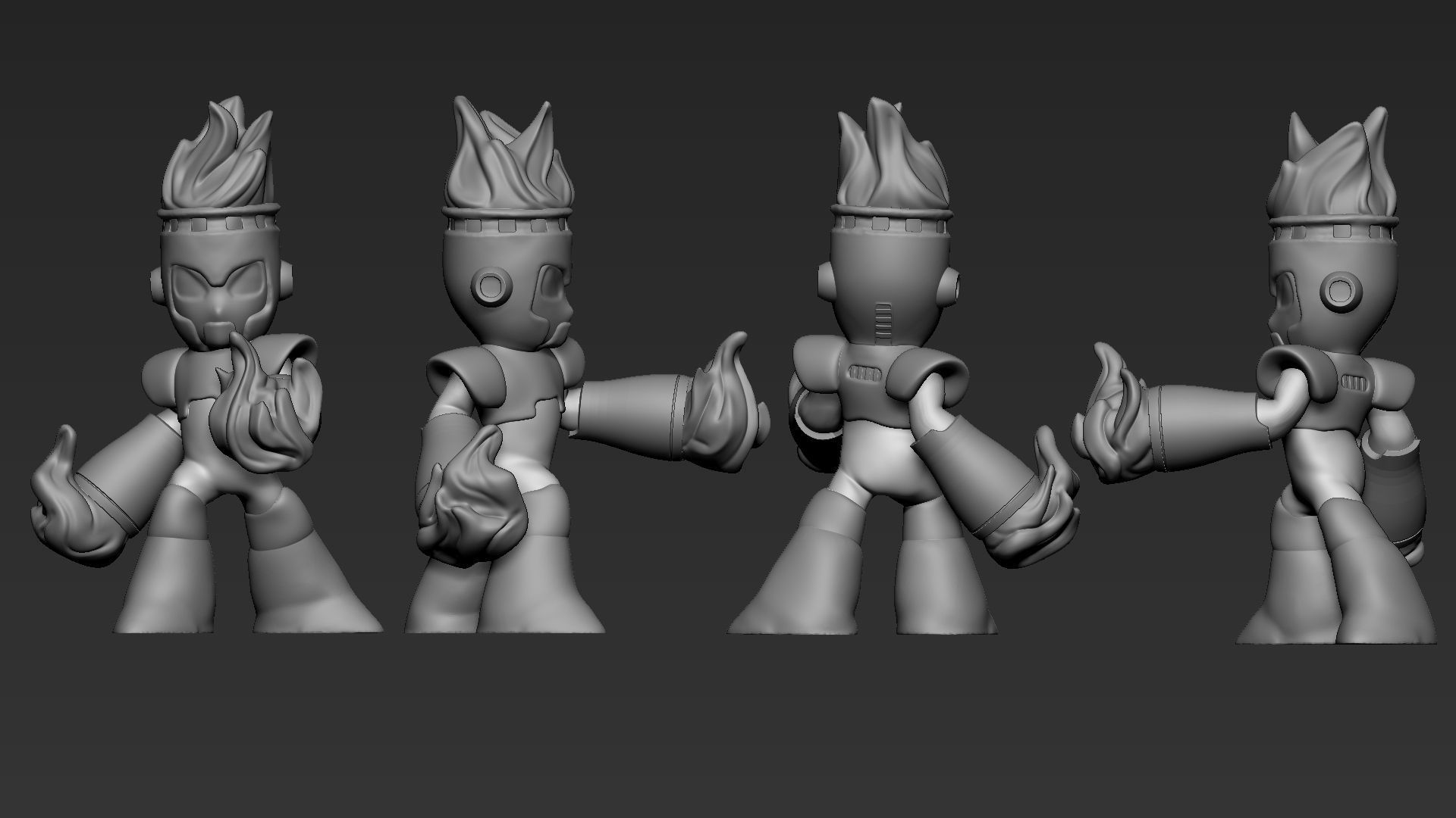 Megaman Pack 3D print model_9