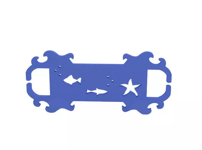 Cable or earphone organiser 3D print model_0