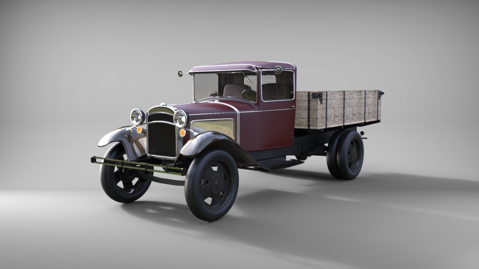 Gaz AA 3D model_1
