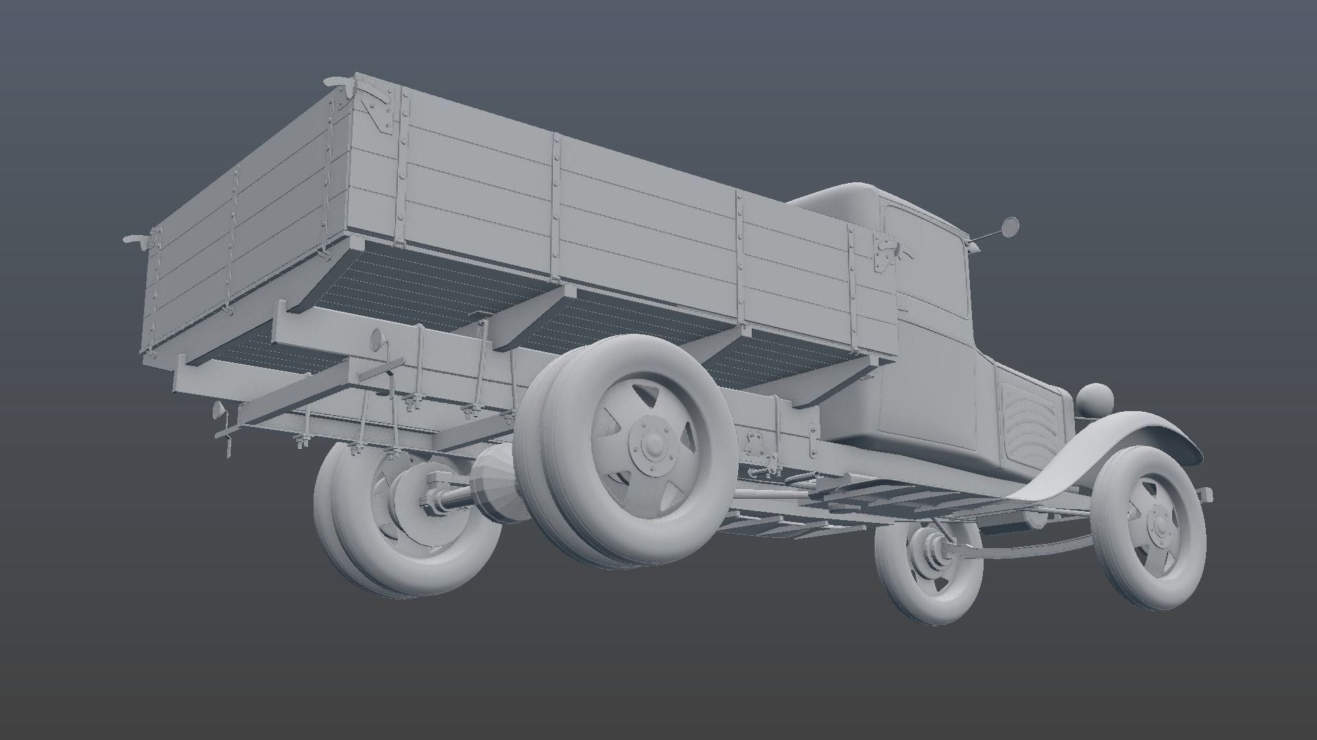 Gaz AA 3D model_14
