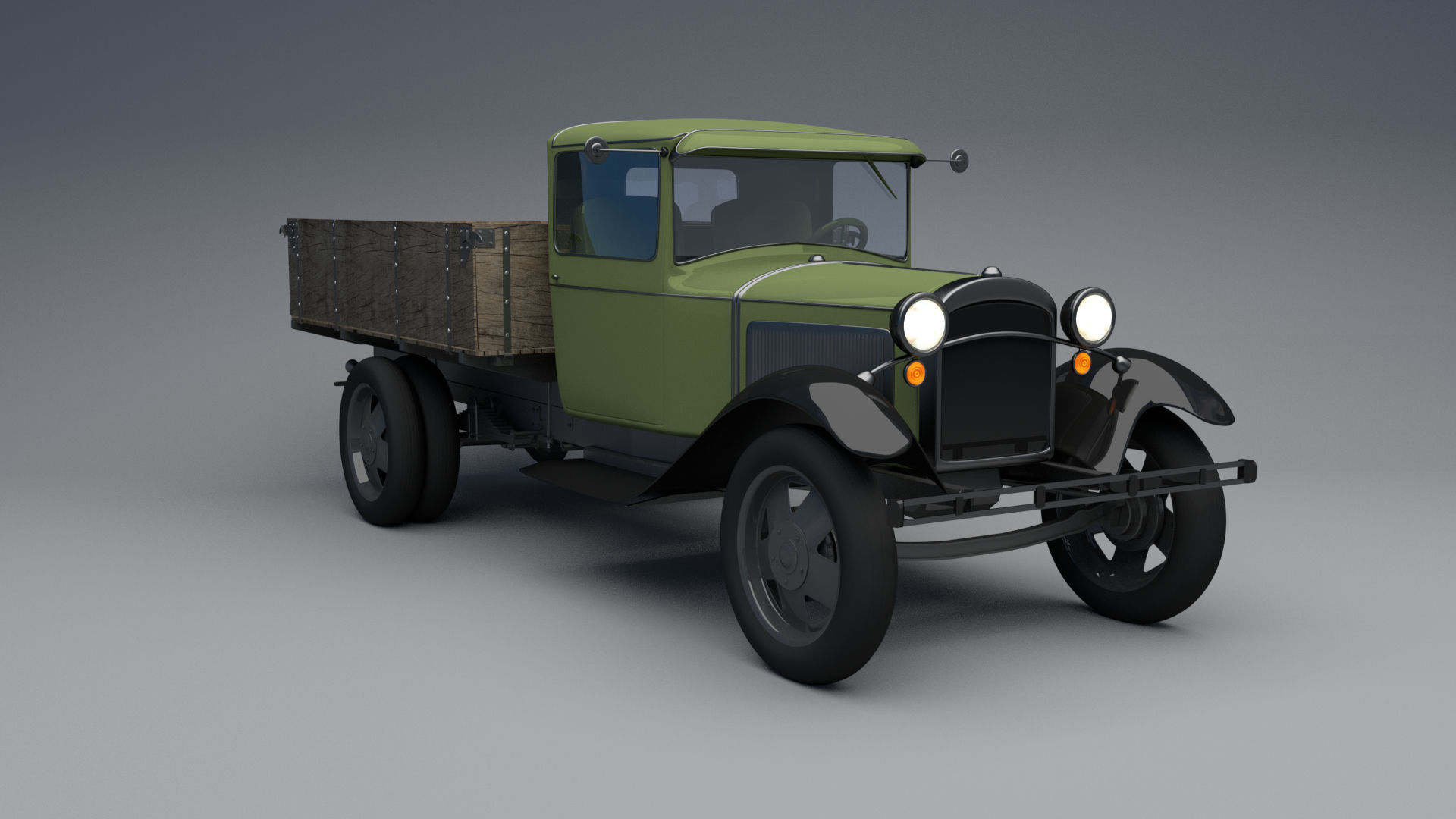 Gaz AA 3D model_11