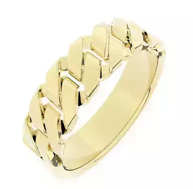 Ladies Chain Link Ring 