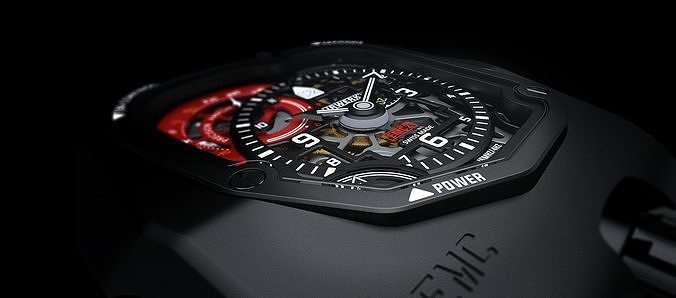 EMC URWERK Watch CAD  3D model