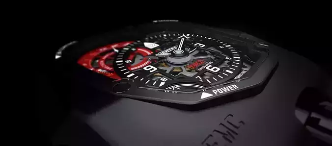 EMC URWERK Watch CAD  3D model