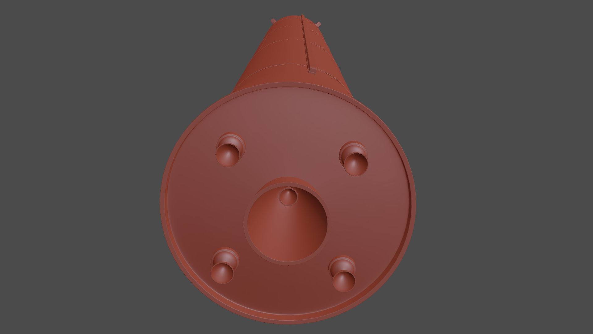 3D Hwasong-12 Ballistic missile Low-poly 3D model_16