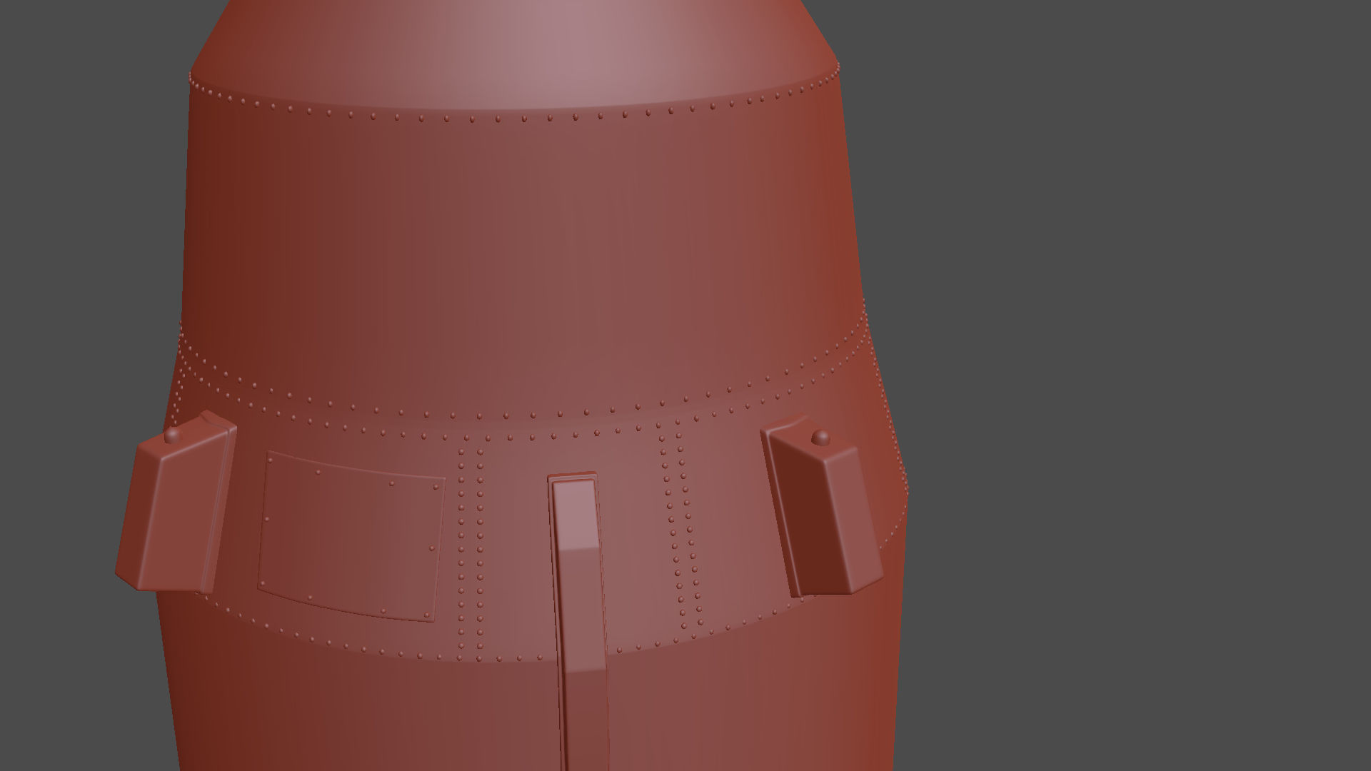 3D Hwasong-12 Ballistic missile Low-poly 3D model_15