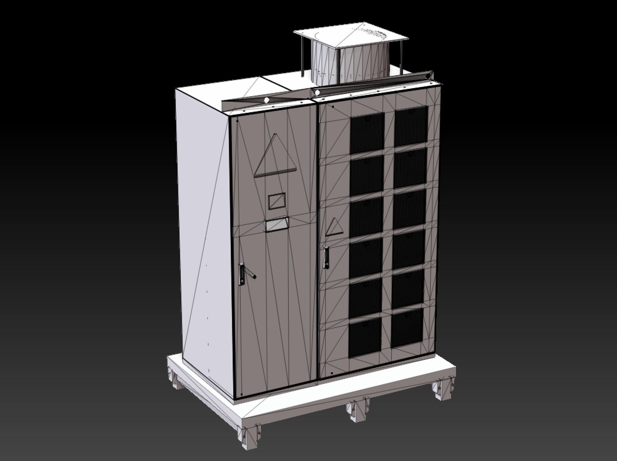 Industrial Object 02 Low-poly 3D model Low-poly 3D model_3