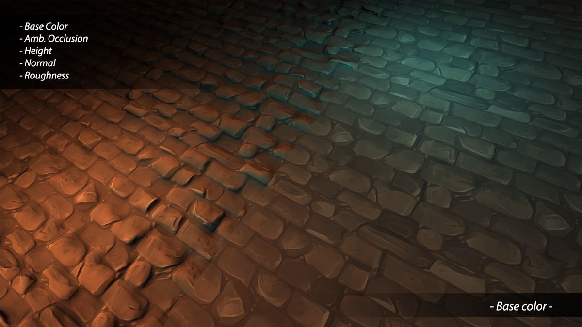 Hand Painted Brick Wall Textures Vol 02 Texture_15
