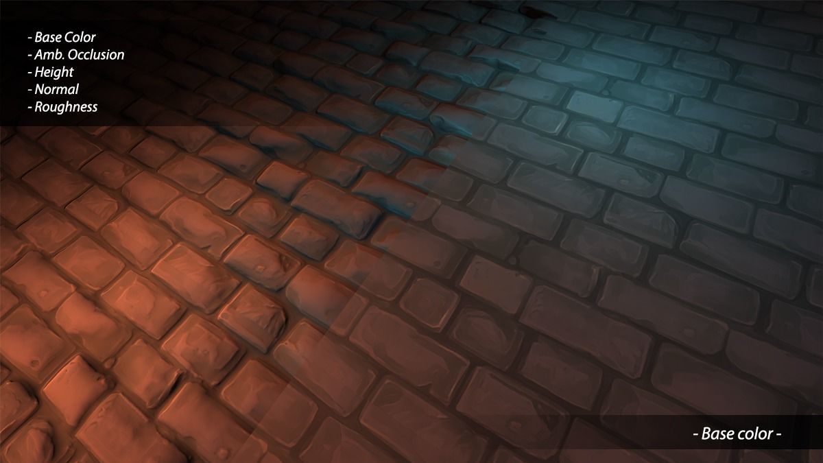 Hand Painted Brick Wall Textures Vol 02 Texture_16