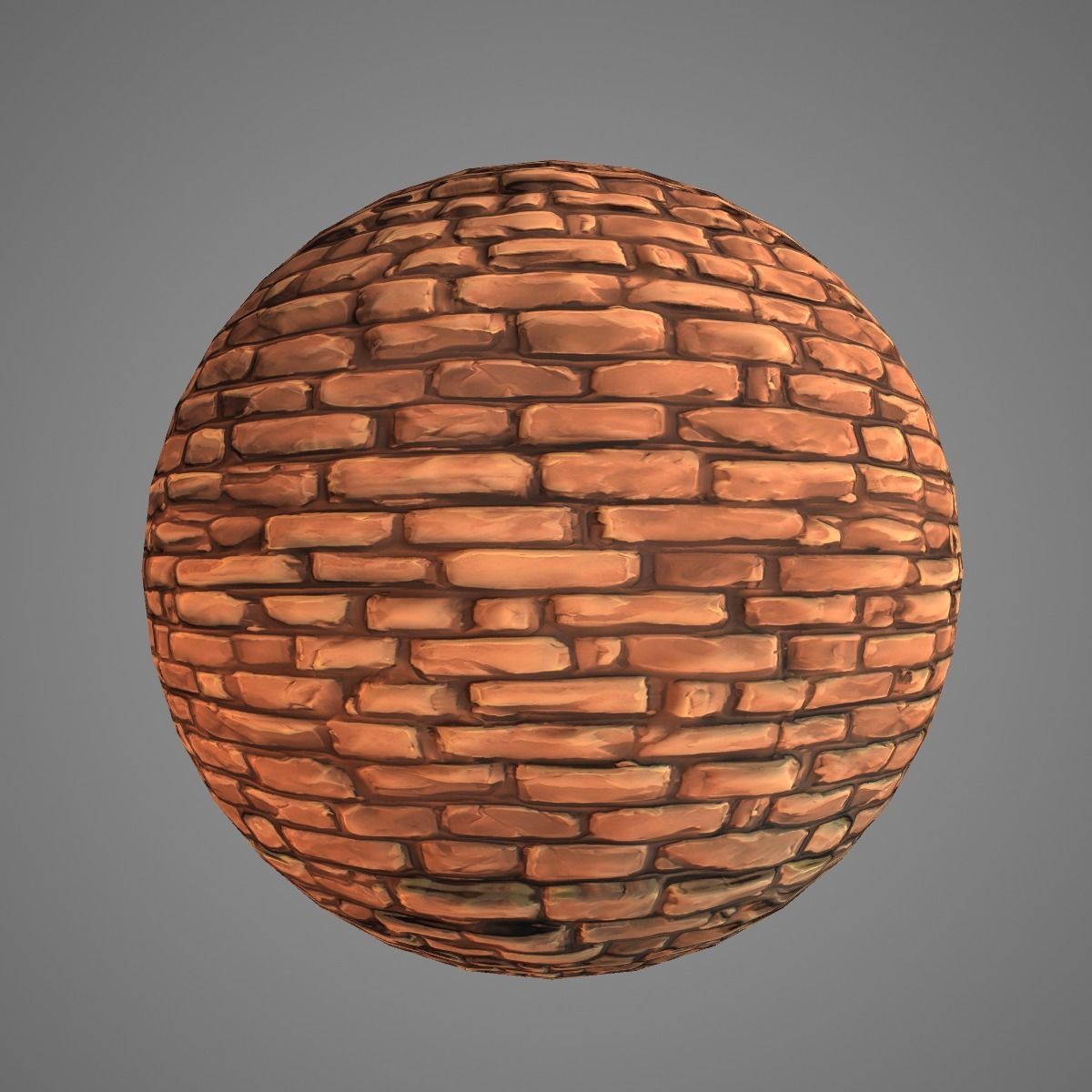 Hand Painted Brick Wall Textures Vol 02 Texture_3