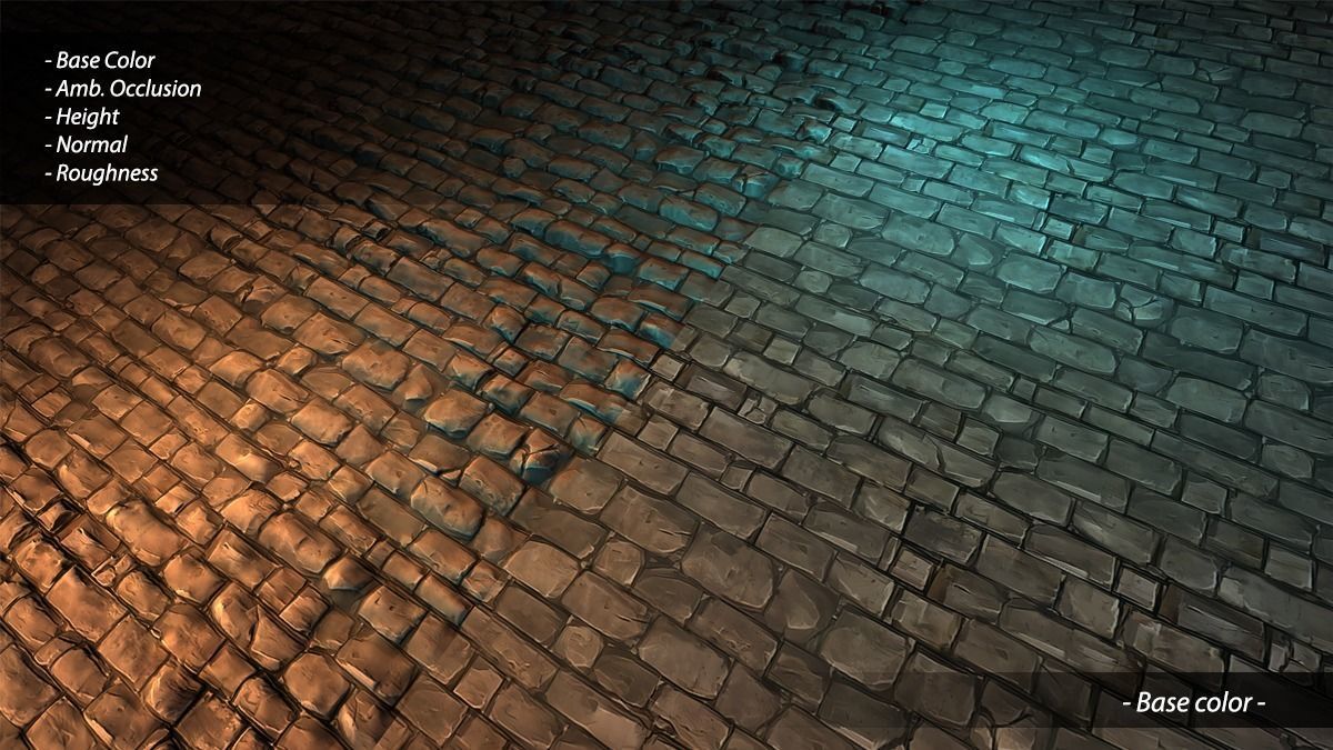 Hand Painted Brick Wall Textures Vol 02 Texture_19