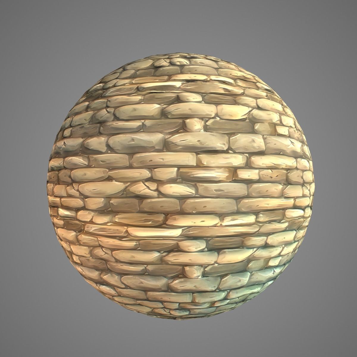 Hand Painted Brick Wall Textures Vol 02 Texture_2