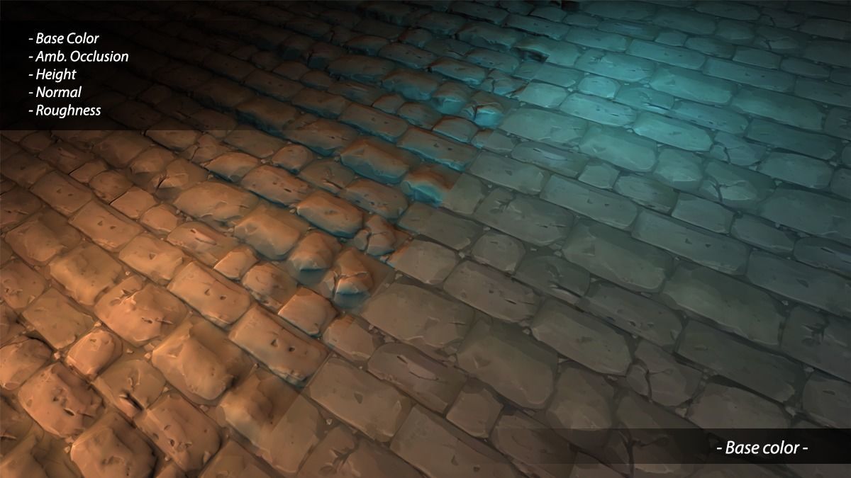 Hand Painted Brick Wall Textures Vol 02 Texture_18
