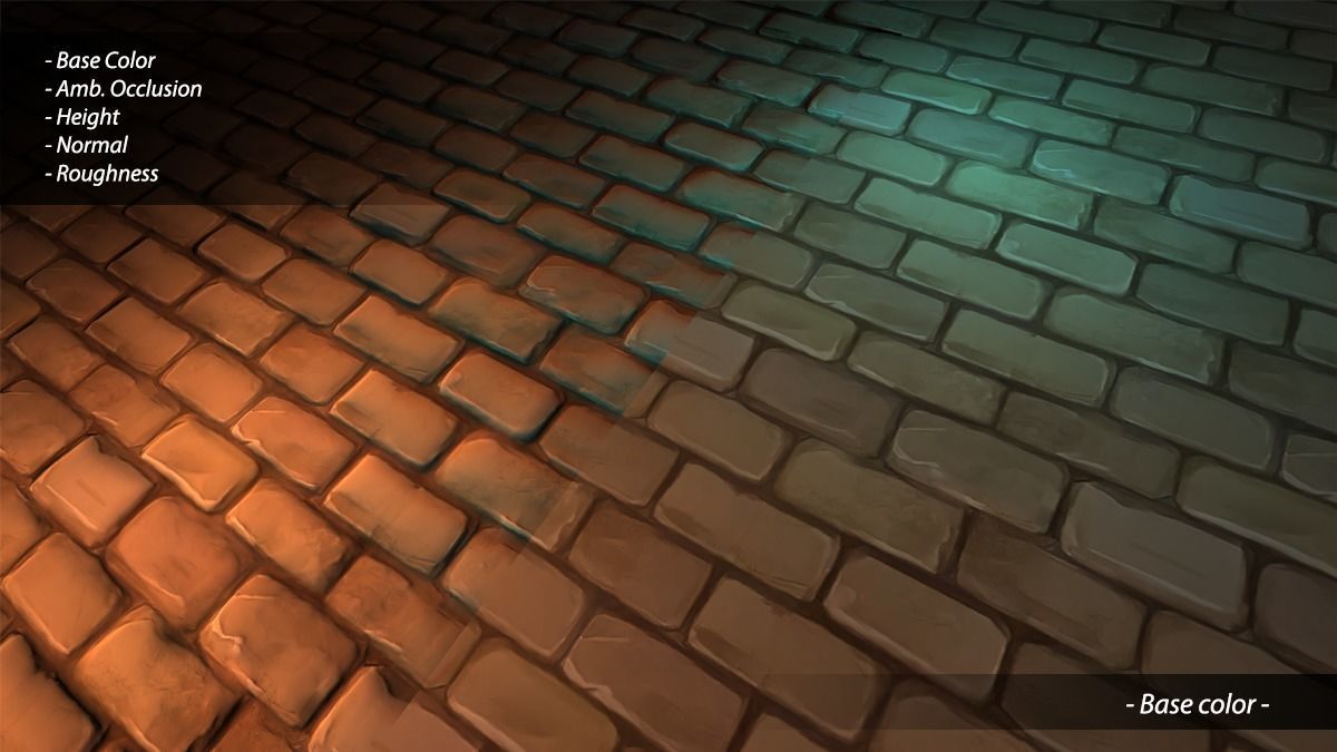 Hand Painted Brick Wall Textures Vol 02 Texture_21