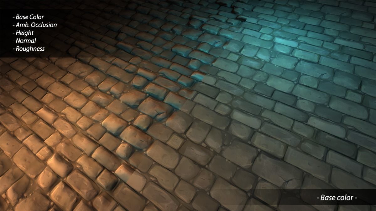 Hand Painted Brick Wall Textures Vol 02 Texture_14