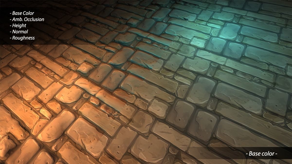 Hand Painted Brick Wall Textures Vol 02 Texture_17