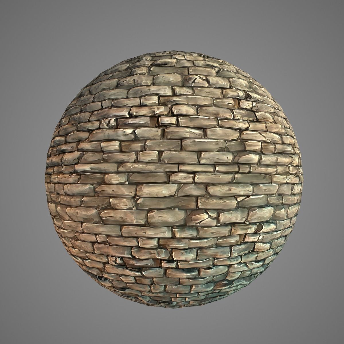 Hand Painted Brick Wall Textures Vol 02 Texture_9